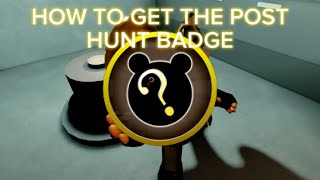 How to get the post hunt piggy badge [upl. by Eiramanitsirhc796]