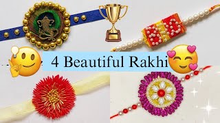 Beautiful amp Easy Rakhi Making Ideas For School Competition rakhi making ideasrakhi competition [upl. by Retswerb880]