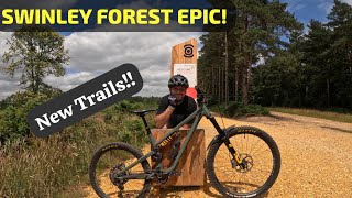 SWINLEY FOREST NEVER DISAPPOINTS New trails are sick [upl. by Yehtomit]