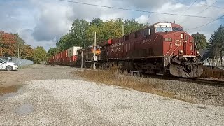 CPKC 8865 4043 4150 at Alliston Ontario [upl. by Fabiolas]