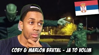 BALKAN RAP REACTION  COBY amp MARLON BRUTAL  JA TO VOLIM OFFICIAL VIDEO [upl. by Ahsele664]