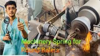 Machinery Springs for Round Balers Production Process Explained [upl. by Atteroc]