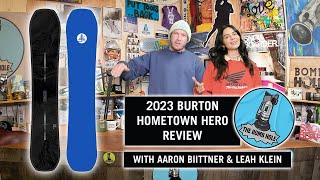 Burton Hometown Hero Snowboard Review by The Bomb Hole [upl. by Jentoft]