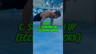 Quick breakdown of Push Up Variations Full video on my channel pushups calisthenics shorts [upl. by Yanaj]