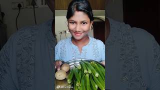 ଭେଣ୍ଡି ଆଳୁ ବେସର tasty Indian food recipes Odisha food blog shortsytshortsswarnalataprusty8513 [upl. by Trudie]