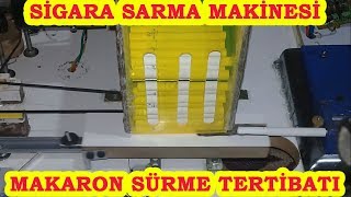 SİGARA SARMA MAKİNESİ Kişisel MAKARON SÜRME TERTİBATI Cigarette Rolling Machine [upl. by Ruperta]