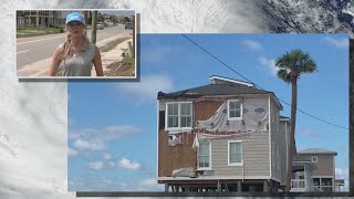 Cleanup underway on Edisto Beach after tornado hit during Tropical Storm Debby [upl. by Aletsirc]