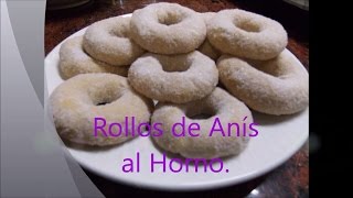 Rollos de Anís Al Horno [upl. by Bringhurst652]