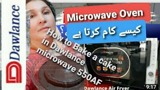 Dawlance Air Fryer DW550AFHow To Bake cake in Dawlance microwave Air Fryer [upl. by Adelaide]