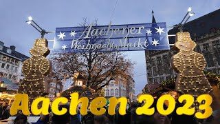 Aachen Christmas Markets 2023 4K [upl. by Duthie]