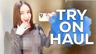 🎀TRY ON HAUL WITH Alisa 🎀  GET READY WITH ME  NO BRA WITH TRANSPARENT TOPS [upl. by Randene]