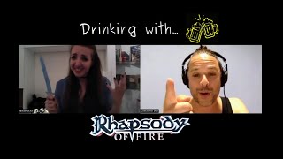 Drinking with Giacomo Voli  from The Voice of Italy to Rhapsody of Fire [upl. by Amato]