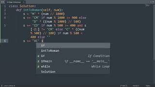 Leetcode 12 Integer to Roman in Python  Python Leetcode  Python Coding Tutorial  Interview [upl. by Sellihca441]