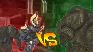 Halo 2 AI Battle  Brutes vs Flood Juggernaut [upl. by Priscilla]