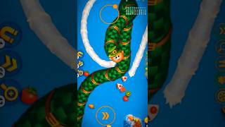 🐍WormsZoneio ❤️001 Slither Snake Top 01 Best World Record Snake Epic cacing Wormszoneio wormszone [upl. by Ferino]