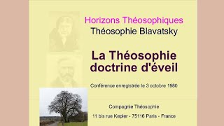 La Théosophie doctrine déveil [upl. by Naired]