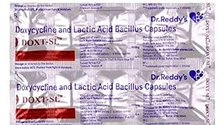 DoxtSLDoxycycline and Lactic acid Bacillus Capsulesusesside effectDose in Hindi [upl. by Esimehc234]