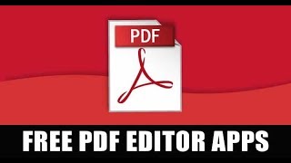 5 Best PDF Editor Apps For Android 2020  Edit PDF Easily [upl. by Prowel]