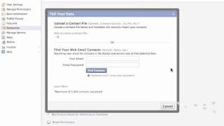 How to Import Contacts Into a Facebook Fan Page [upl. by Alleen]