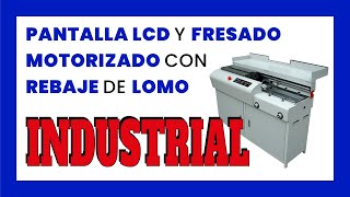 📕 Fresadora encoladora de libros SEMIAUTOMÁTICA PMA 950 Z [upl. by Raman204]