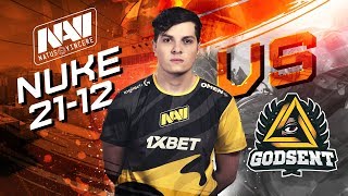 POV Первой Карты Perfecto в Составе NAVI vs GODSENT на ICE Challenge 2020 [upl. by Scevo]