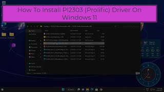 How To Install Pl2303 Prolific Driver On Windows 11 Link Below Download [upl. by Irv]