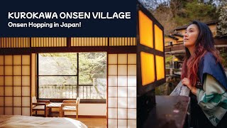 Japan Onsen Hopping  Weekend Vlog of Kurokawa Onsen Village  黒川温泉、湯めぐり、熊本 [upl. by Derraj]