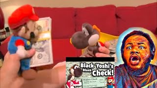 SML Movie Black Yoshis Blank Check REACTION sml blackyoshi supermariologan 😂💵 [upl. by Nylkaj]