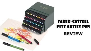 FaberCastell Pitt Artist pens review [upl. by Deacon]