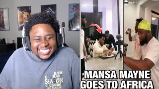 YouTuber Mansa Mayne Flew to SOUTH AFRICA and Went To Party [upl. by Nowd]