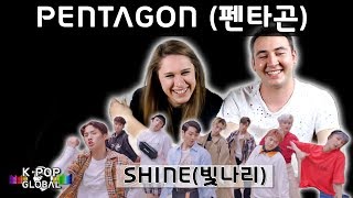 PENTAGON 펜타곤  빛나리 Shine Reaction and Review [upl. by Edlun634]