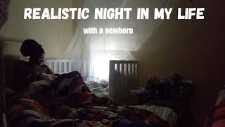 Realistic Night Routine With A Newborn  Dealing With Colic Or Not  Vlog  DITL  Sharon Mokeira [upl. by Hume]