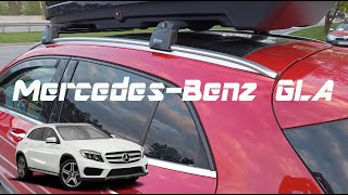 Montage Dachtrager mit integrierter dachreling MercedesBenz GLA [upl. by Wivinia56]