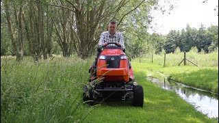 Ariens B255 4WD Rasentraktor mit Hochgrasmähwerk HGM 36quot [upl. by Devon258]