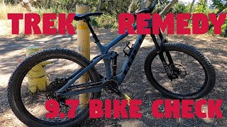 Trek Remedy 97 Bike CheckReview [upl. by Nayve]