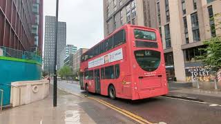 T168 on Dingwall Road Croydon  Thursday 16th May 2024 [upl. by Suzanna]