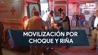 Choque provoca riña entre conductores en el Periférico Luis Echeverría en Saltillo [upl. by Ayihsa850]