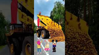 Dozer truck passing with future technology 😯 viralshorts shorts vfx shortsfeed shortsyoutube [upl. by Piero]