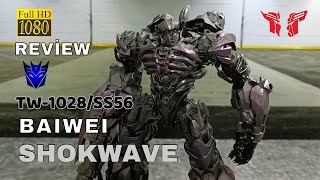 TRANSFORMERS SHOKWAVE TW1028 SS56 Studio Series BAIWEI REVİEW  Transformers Figür İncelemeleri [upl. by Kassi]