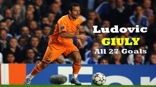 Ludovic Giuly All 27 Goals Barcelona HD 20042008 [upl. by Aihsile247]