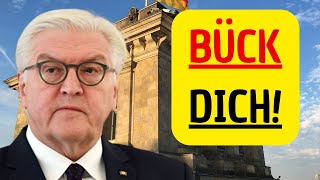 Witzfigur Bundesclown Steinmeier mit ArroganzAnfall und lächerlicher Blamage [upl. by Sylram]