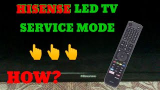 HISENSE LED TV SERVICE MODE [upl. by Kari707]