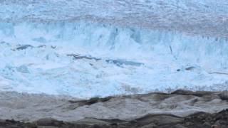 Jakobshavn Glacier Calving Aug 2012 [upl. by Boutis]