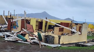 The villages to the north of Carriacou post hurricane Beryl [upl. by Nedgo]