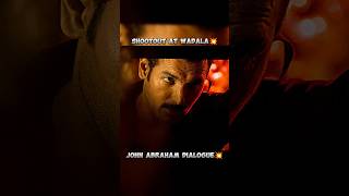 JOHN ABRAHAM  SHOOTOUT AT WADALA shorts johnabraham movie dialogue action status [upl. by Serilda]