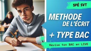 Révisions BAC spé SVT  MÉTHODE de lécrit [upl. by Silas452]