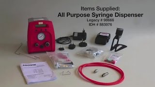 LOCTITE Adhesives Training Movie All Purpose Syringe Dispensing System 98666 [upl. by Sherman]