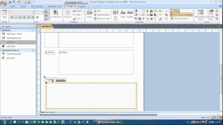 How to create a Microsoft Access tabbed control [upl. by Tuck]