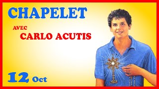 CHAPELET 🙏 Samedi 12 Oct avec CARLO ACUTIS [upl. by Annaira]