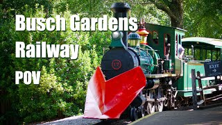 Busch Gardens Railway POV  Busch Gardens Williamsburg [upl. by Carlo]